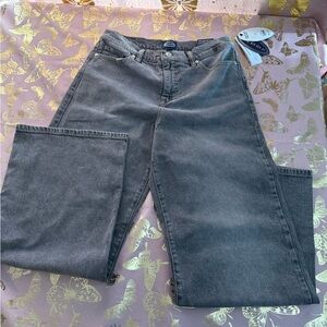 NWT size 2 scoop wide leg Gray Denim Jeans